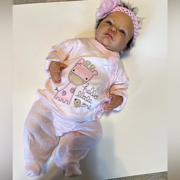 ROSE COTTAGE REBORNS GIRL BABY SILICONE MIX REAL LIFE LIKE NEW DOLL - Picture 5 of 13